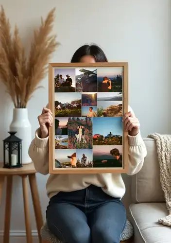 Roadtrip fotocollage met eigen tekst