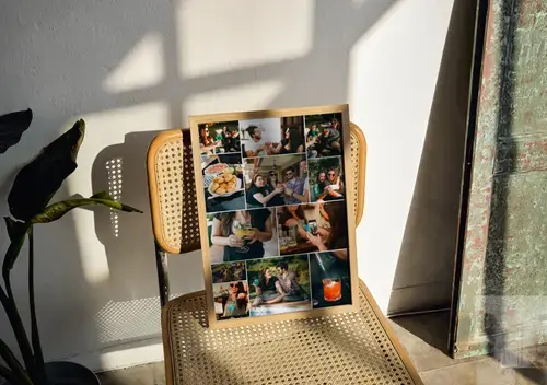 Zomerfeest fotocollage met eigen tekst