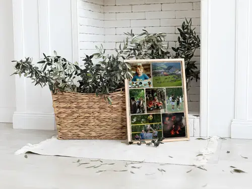 Fotocollage sjabloon voor verenigingsfeest