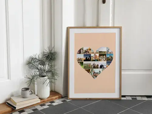 Familie Fotocollage met Persoonlijke Tekst