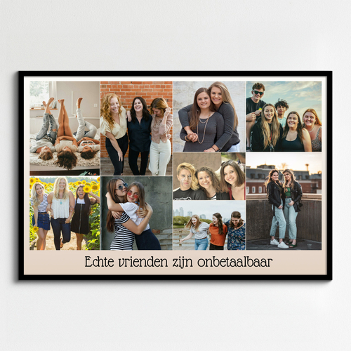 Vier je vriendschap: Ontwerp een unieke fotocollage voor onvergetelijke momenten!