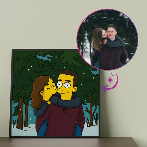 Selfie in comic omzetten - AI-kunst, anime/sticker