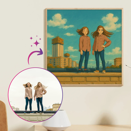 Foto in anime-stijl omzetten | AI-kunst