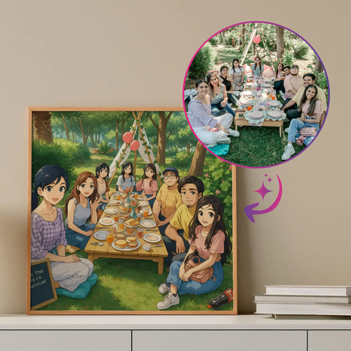 Foto in anime-stijl omzetten | AI-kunst