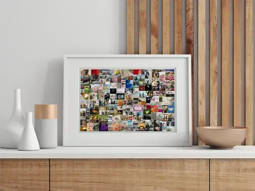 Huwelijkscollage tot 200 foto's - Creatief en stijlvol