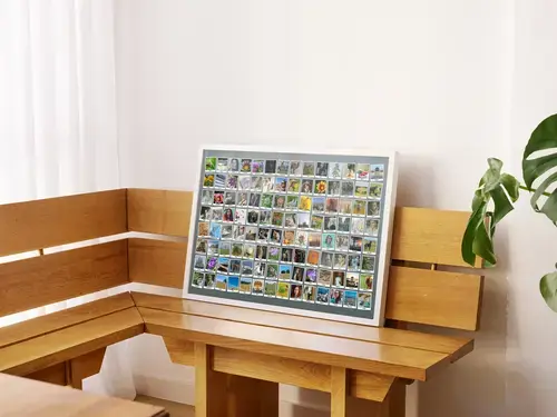 Polaroid Collage met 100+ Foto's en Beschriftingen