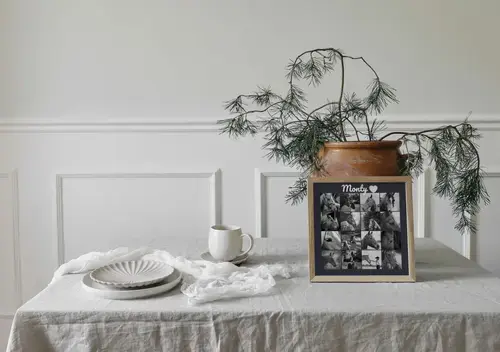 Herdenkingsfotocollage paard (rouwposter)