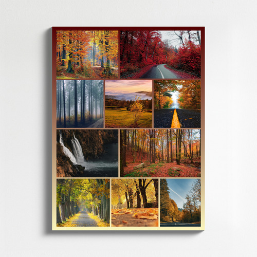 Ontwerp je landschapsfotocollage – premium print als poster of canvas, vier seizoenen