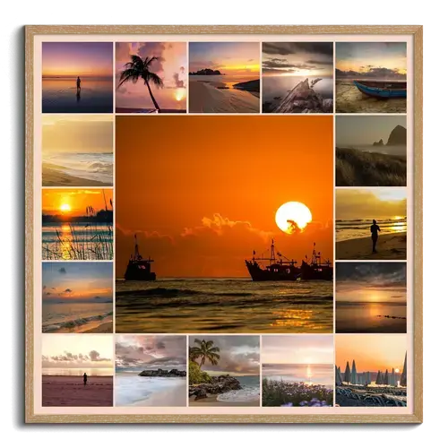 Landschapsfotografie Collage in Premium-Druk