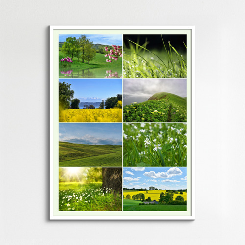 Ontwerp je fotocollage met natuur, landschap & dieren – alle seizoenen | premium print
