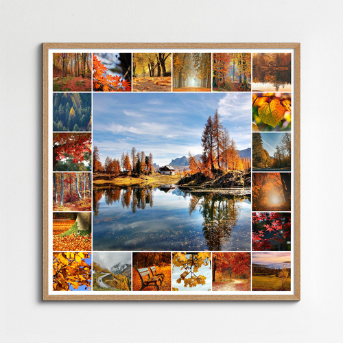 Ontwerp je fotocollage met natuur, landschap & dieren – alle seizoenen | premium print