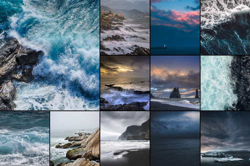 Fotocollage Natuur & Weer - ontwerp je mist- en onweer-collage, bestel premium print