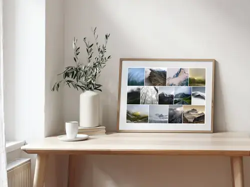 Natuurfotografie Collage: Weerfenomenen Premium Print