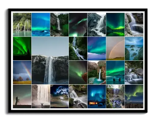 Bijzondere Natuurcollages met Premium Afdrukken