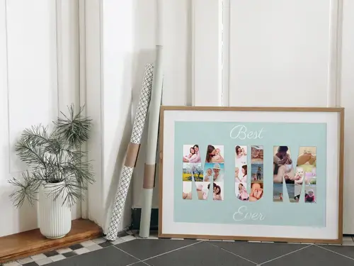 Fotocollage "Beste Moeder Ooit" - Persoonlijk Cadeau