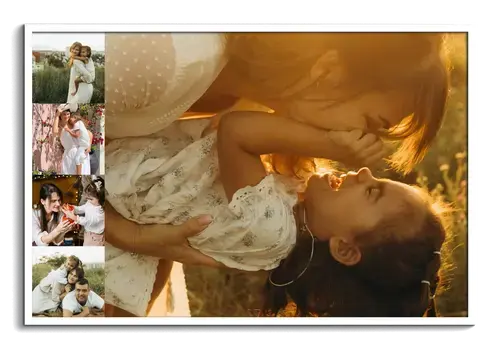 Fotocollage Moederdag/Vaderdag met eigen tekst