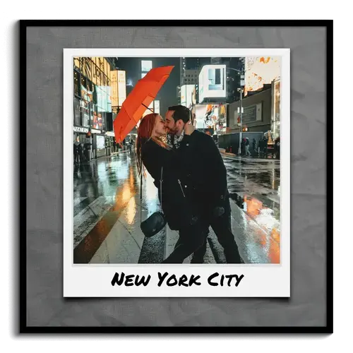 Stadsreiscollage als stijlvolle wanddecoratie