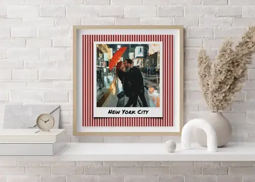 Stadsreiscollage als stijlvolle wanddecoratie