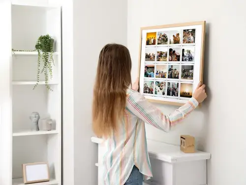 Polaroidcollage met Vrienden- en Vriendinnentekst