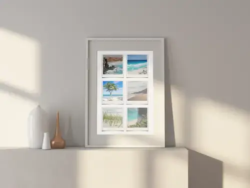 Polaroid-Collage: Natuur in Seizoenen