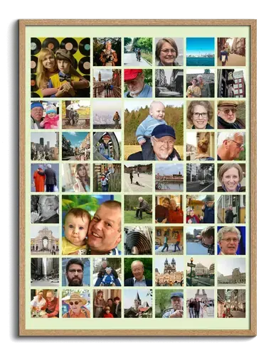 Maak jouw unieke Familieposter met gepersonaliseerde fotocollage en tekst