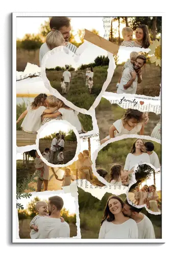 Scrapbook fotocollage favoriete momenten