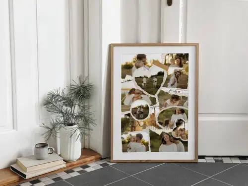 Scrapbook fotocollage favoriete momenten