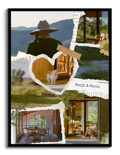 Scrapbook fotocollage favoriete momenten