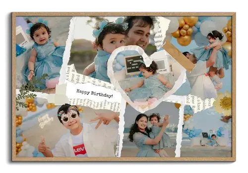 Scrapbook fotocollage favoriete momenten