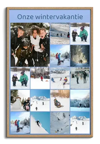 Wintercollages: Landschappen & Familieactiviteiten