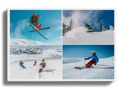 Wintercollages: Landschappen & Familieactiviteiten