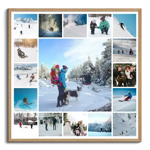 Wintercollages: Landschappen & Familieactiviteiten
