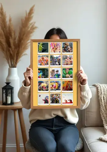 Carnaval fotocollages met eigen tekst