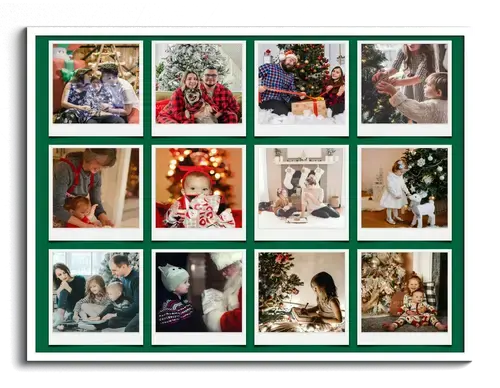 Kerst fotocollage – fotocadeau met eigen tekst