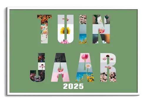Fotocollage tekst geordend tuin jaar 2021