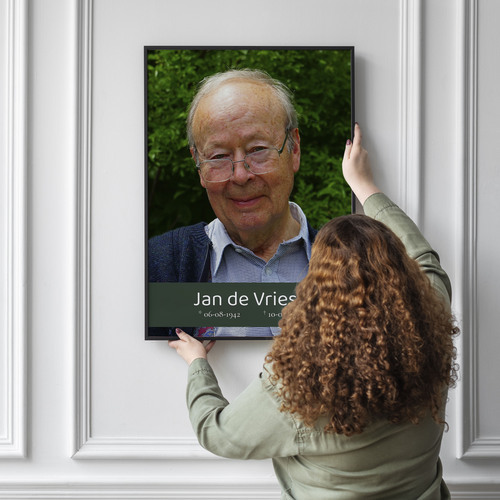 Creëer jouw gepersonaliseerd rouwportret als dierbare herinnering