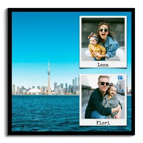 Vakantieherinnering als Stijlvolle Fotocollage met Polaroid Fotos
