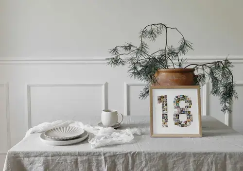 Fotocollage Cijfers: 18 Jaar Verjaardag