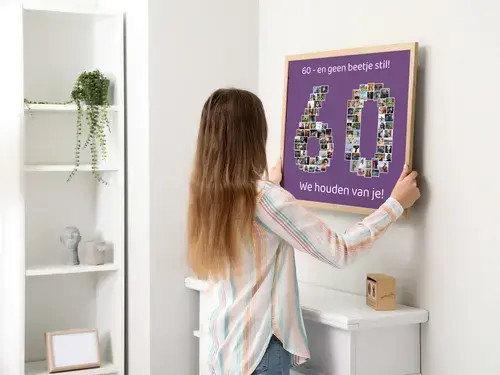 Fotocollage 60 Jaar Persoonlijk Aanpasbaar