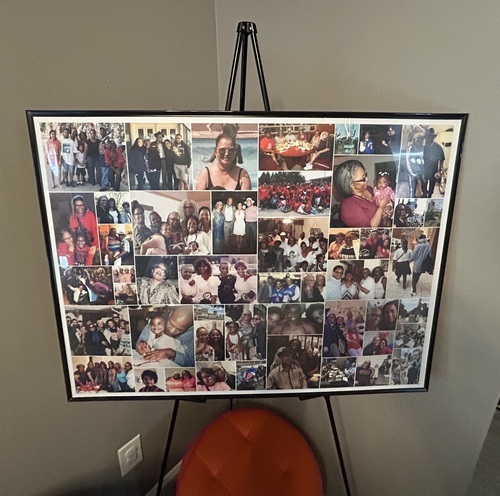 Klantfoto van Angela voor beoordeling Fotocollage als download
