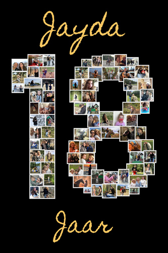 Klantfoto van Annelies voor beoordeling Afdruk Fotocollage Dibond 20x30cm