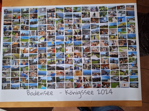 Klantfoto van Corinna voor beoordeling Afdruk Fotocollage Poster 100x70cm