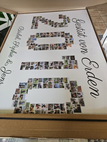 Klantfoto van Denise voor beoordeling Afdruk Fotocollage Canvas 120x80cm