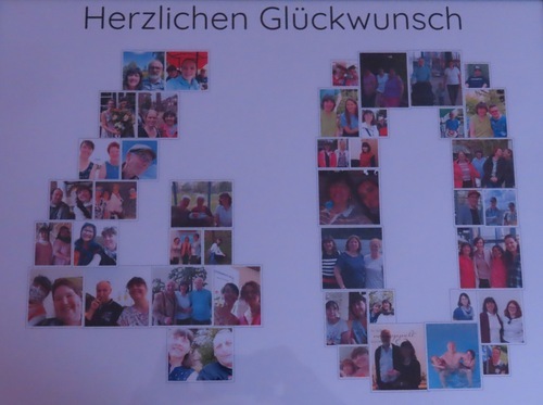 Klantfoto van Eva voor beoordeling Afdruk Fotocollage Poster ingelijst (hout, zwart) 50x40cm