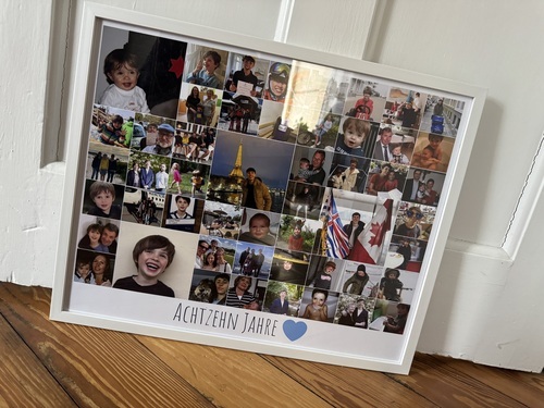 Klantfoto van Ilona voor beoordeling Afdruk Fotocollage Poster 50x40cm