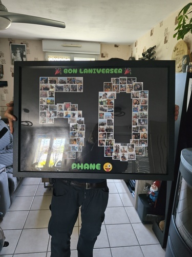 Klantfoto van JULIE voor beoordeling Fotocollage als download