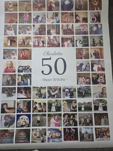 Klantfoto van Marie voor beoordeling Afdruk Fotocollage Poster 30x40"