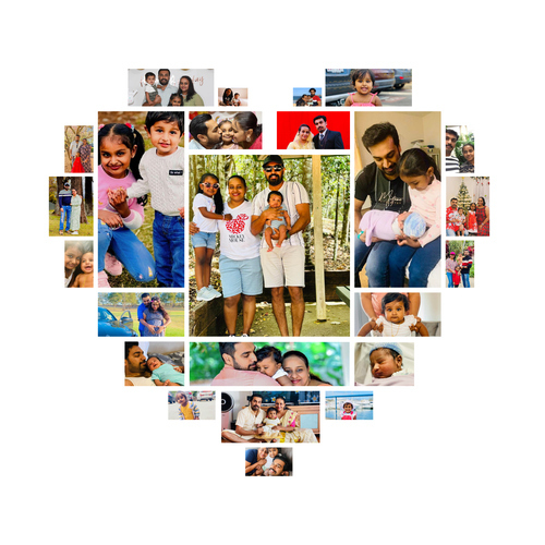 Klantfoto van Melvin voor beoordeling Fotocollage als download