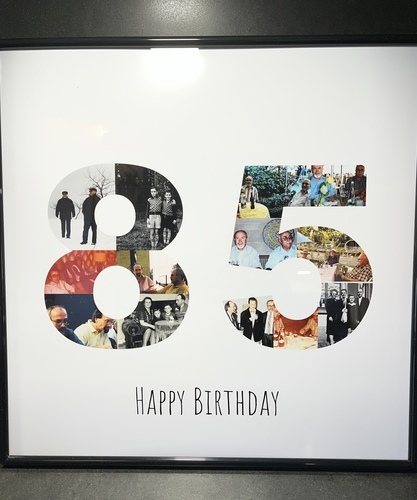 Klantfoto van Michaela voor beoordeling Afdruk Fotocollage Poster 40x40cm