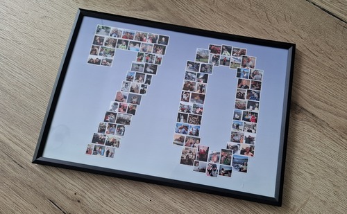 Klantfoto van Michelle voor beoordeling Fotocollage als download